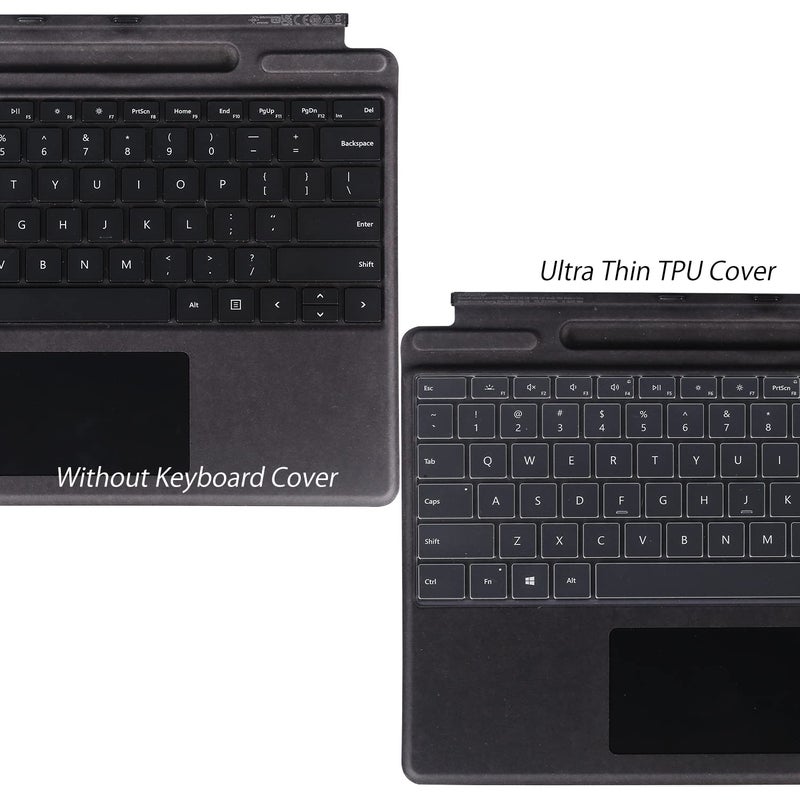Digi-Tatoo [Not for Pro 12"/ Flex] Keyboard Cover Protector for Surface Pro 13-inch Keyboard (Surface Pro 11th Edition/Pro 9/8/ X Compatible) - US English Layout, Ultra Thin TPU Skin Film - Image 4